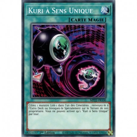 Kuri à Sens Unique (C) [MP22]