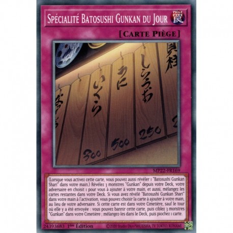 Spécialité Batosushi Gunkan du Jour (C) [MP22]