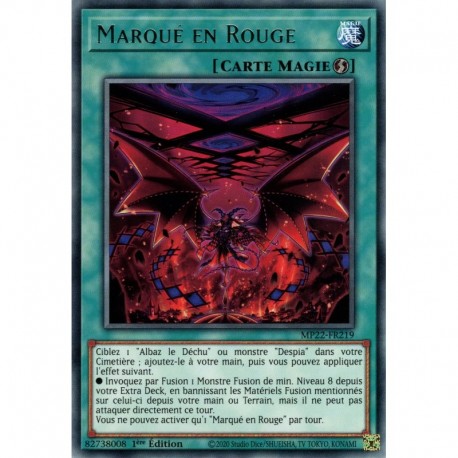 Marqué en Rouge (R) [MP22]
