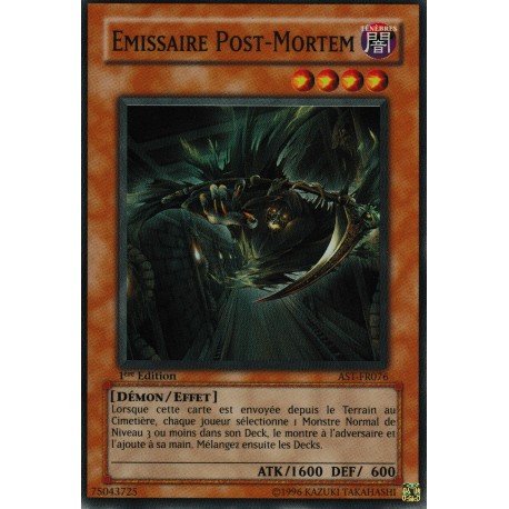 Emissaire post-mortem (SR)