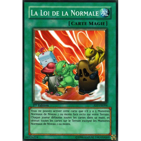 La Loi de la normale (C)