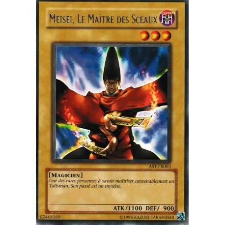 Meisei, Le Maître Des Sceaux (R)