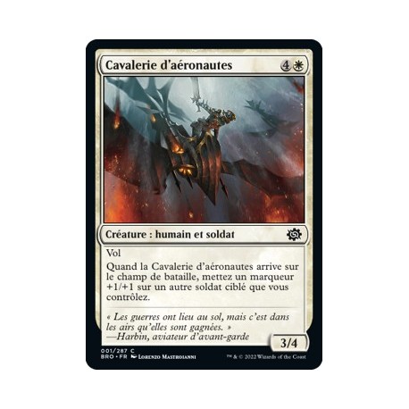 (FOIL) Blanc - Cavalerie d'aéronautes (C) [BRO]
