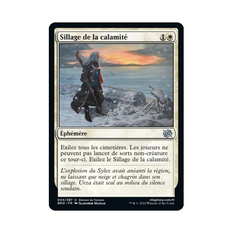 (FOIL) Blanc - Sillage de la calamité (U) [BRO]