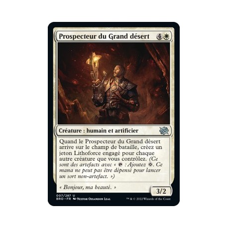 (FOIL) Blanc - Prospecteur du Grand désert (U) [BRO]