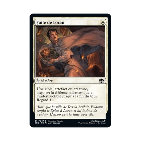 (FOIL) Blanc - Fuite de Loran (C) [BRO]