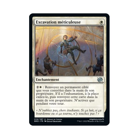 (FOIL) Blanc - Excavation méticuleuse (U) [BRO]