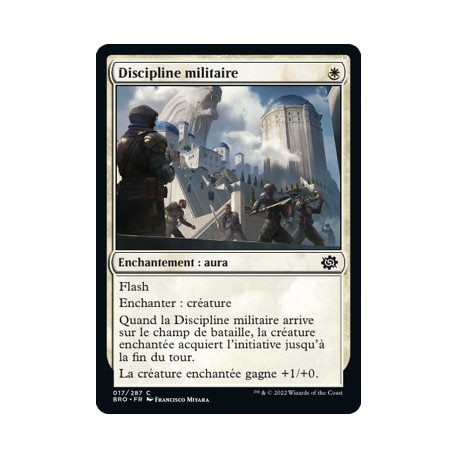 (FOIL) Blanc - Discipline militaire (C) [BRO]