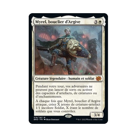 (FOIL) Blanc - Myrel, bouclier d'Argive (M) [BRO]