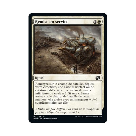 (FOIL) Blanc - Remise en service (C) [BRO]