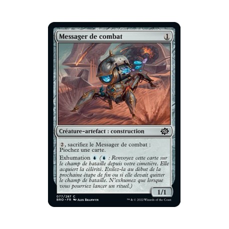 (FOIL) Artefact - Messager de combat (C) [BRO]