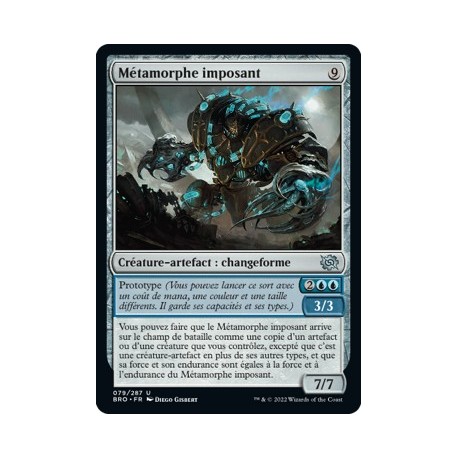 (FOIL) Artefact - Métamorphe imposant (U) [BRO]