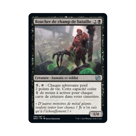 (FOIL) Noir - Boucher de champ de bataille (U) [BRO]