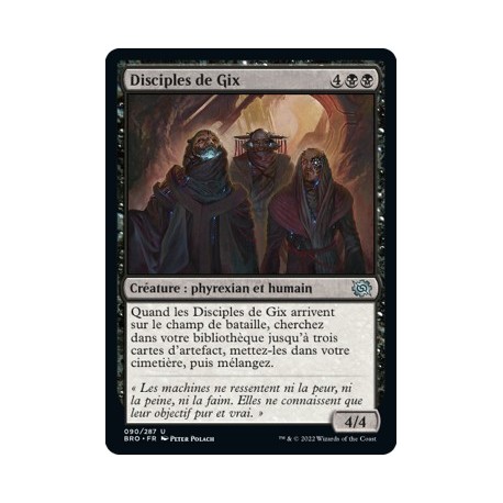 (FOIL) Noir - Disciples de Gix (U) [BRO]