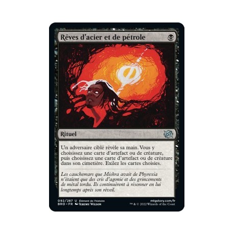 (FOIL) Noir - Rêves d'acier et de pétrole (U) [BRO]