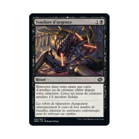 (FOIL) Noir - Soudure d'urgence (C) [BRO]
