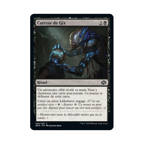 (FOIL) Noir - Caresse de Gix (C) [BRO]