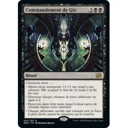 (FOIL) Noir - Commandement de Gix (R) [BRO]