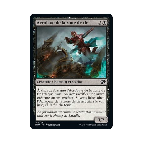 (FOIL) Noir - Acrobate de la zone de tir (C) [BRO]