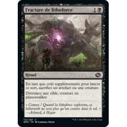 (FOIL) Noir - Fracture de lithoforce (C) [BRO]