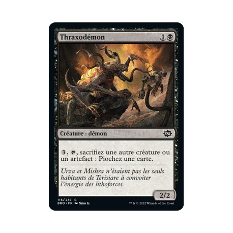 (FOIL) Noir - Thraxodémon (C) [BRO]