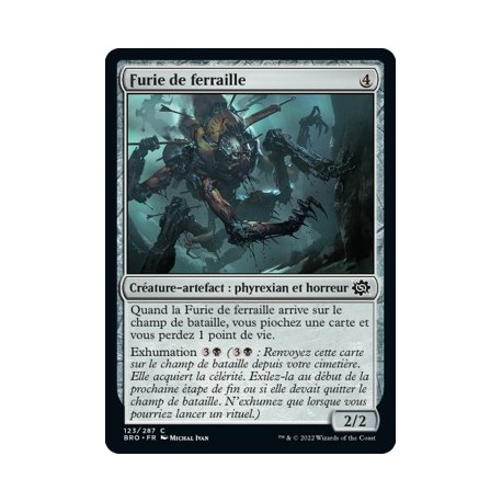 (FOIL) Artefact - Furie de ferraille (C) [BRO]