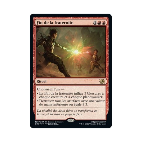 (FOIL) Rouge - Fin de la fraternité (R) [BRO]