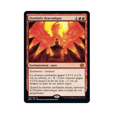 (FOIL) Rouge - Destinée draconique (M) [BRO]