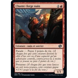 (FOIL) Rouge - Chante-forge nain (C) [BRO]