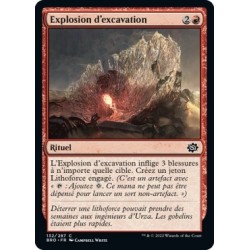 (FOIL) Rouge - Explosion d'excavation (C) [BRO]