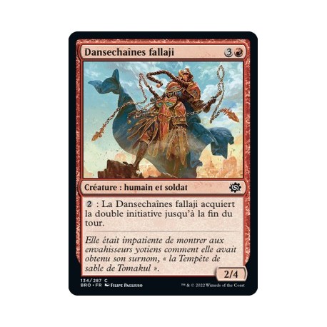 (FOIL) Rouge - Dansechaînes fallaji (C) [BRO]