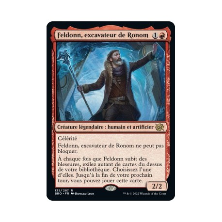 (FOIL) Rouge - Feldonn, excavateur de Ronom (R) [BRO]
