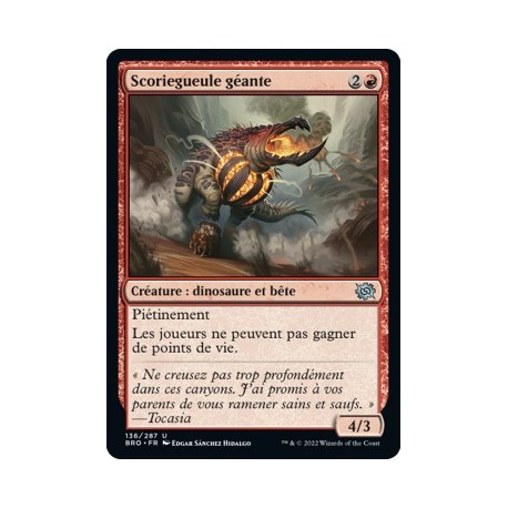 (FOIL) Rouge - Scoriegueule geante (U) [BRO]
