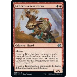 (FOIL) Rouge - Lithochercheur cornu (U) [BRO]