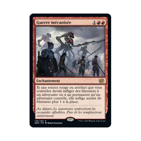 (FOIL) Rouge - Guerre mécanisée (R) [BRO]