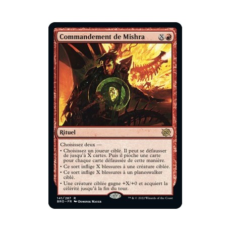 (FOIL) Rouge - Commandement de Mishra (R) [BRO]