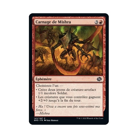 (FOIL) Rouge - Carnage de Mishra (C) [BRO]
