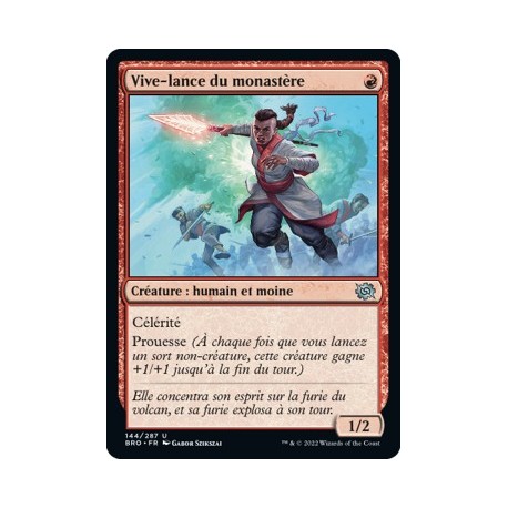 (FOIL) Rouge - Vive-lance du monastère (U) [BRO]