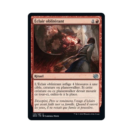 (FOIL) Rouge - Éclair oblitérant (U) [BRO]