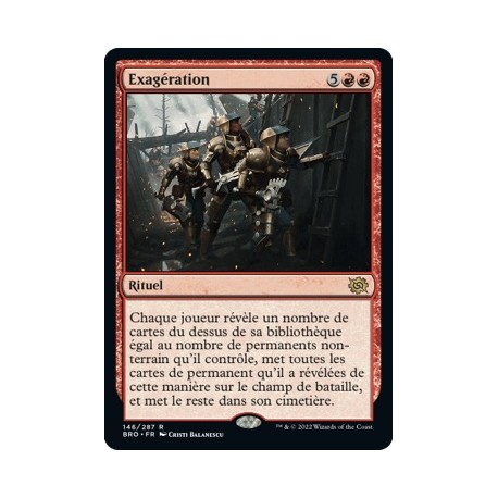 (FOIL) Rouge - Exagération (R) [BRO]