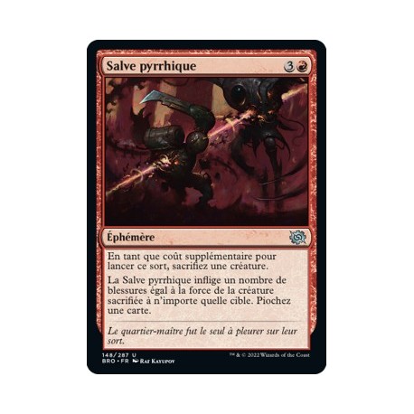 (FOIL) Rouge - Salve pyrrhique (U) [BRO]