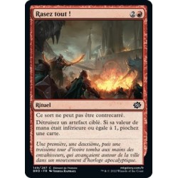 (FOIL) Rouge - Rasez tout ! (C) [BRO]