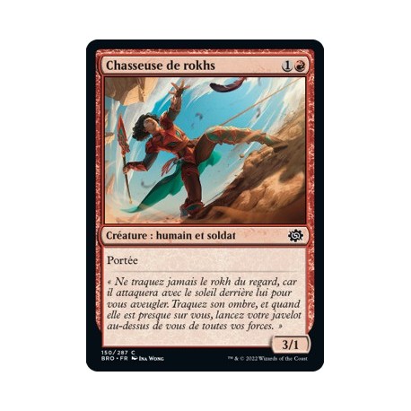 (FOIL) Rouge - Chasseuse de rokhs (C) [BRO]