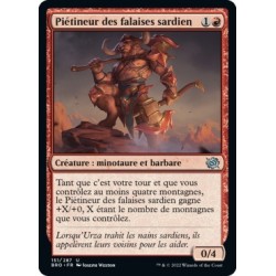 (FOIL) Rouge - Piétineur des falaises sardien (U) [BRO]