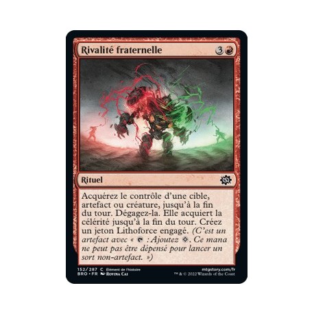 (FOIL) Rouge - Rivalité fraternelle (C) [BRO]