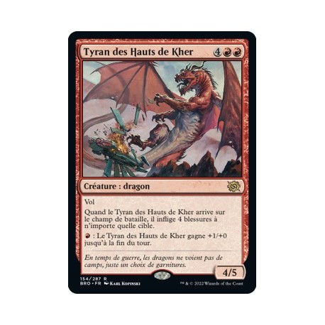 (FOIL) Rouge - Tyran des Hauts de Kher (R) [BRO]