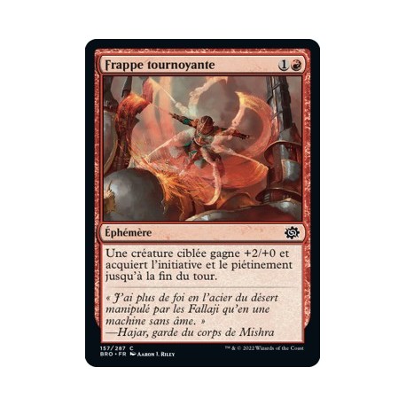 (FOIL) Rouge - Frappe tournoyante (C) [BRO]