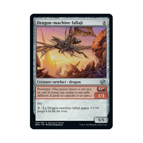(FOIL) Artefact - Dragon-machine fallaji (U) [BRO]