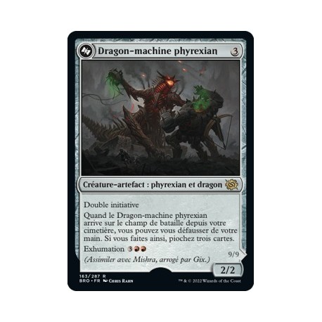 (FOIL) Artefact - Dragon-machine phyrexian (R) [BRO]