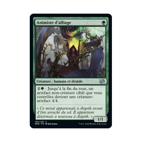(FOIL) Vert - Animiste d'alliage (U) [BRO]